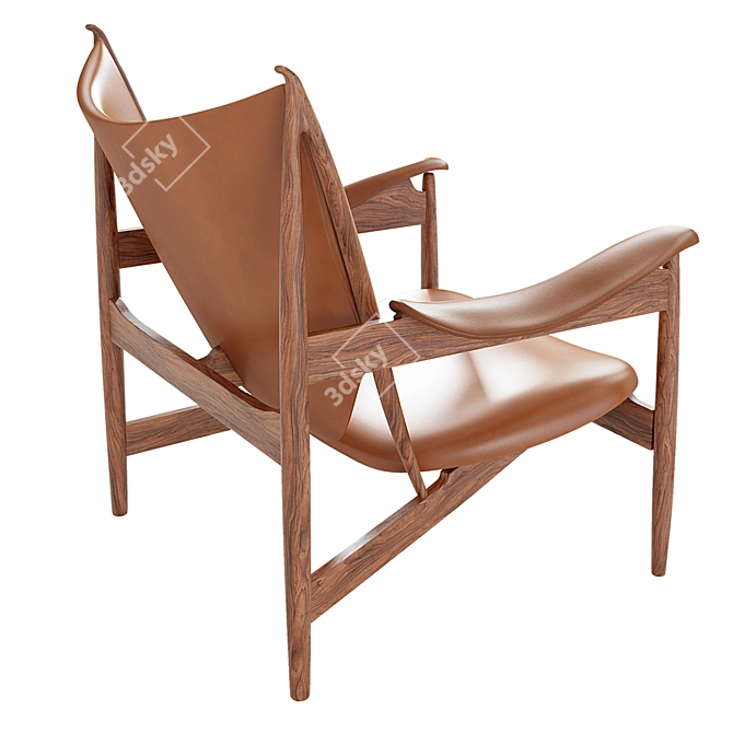 Danish Design Icon: Chieftains Chair 3D model image 3