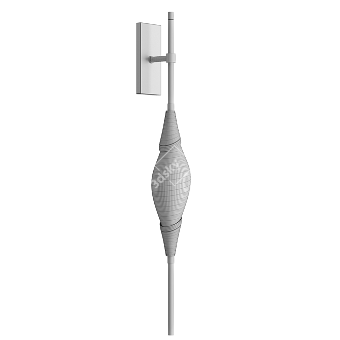 Elegant Sylvia Wall Sconce 3D model image 3