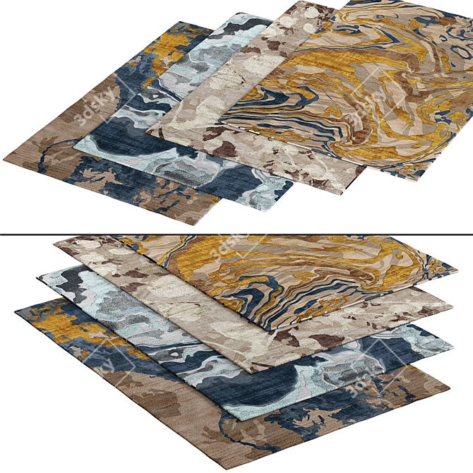 Luxury Velvet Carpet, 60 3D model image 2