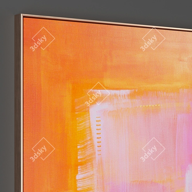 Metal Framed Art Collection 3D model image 2