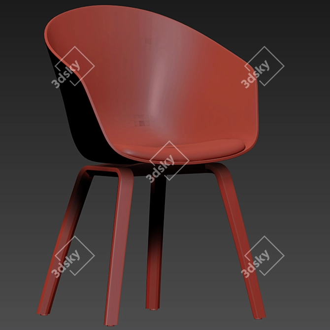 Modern Comfort Armchair 3D model image 3