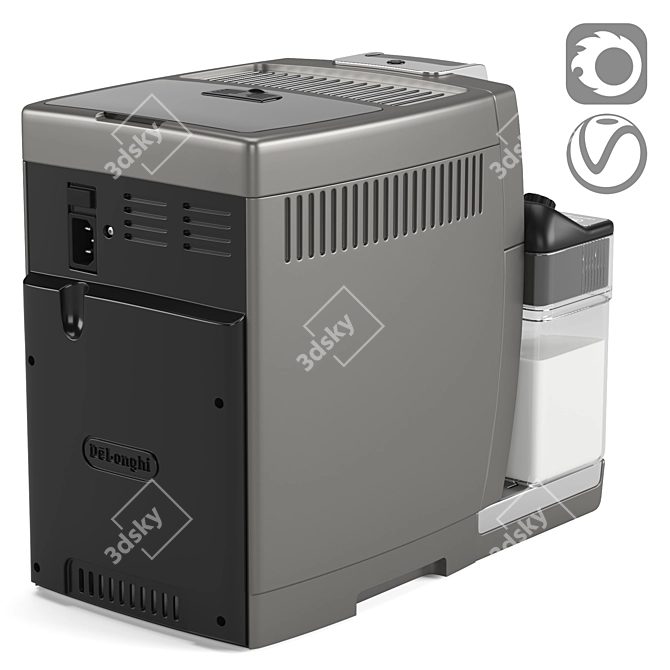 Delonghi Dinamica Plus: Premium Automatic Coffee Machine 3D model image 4