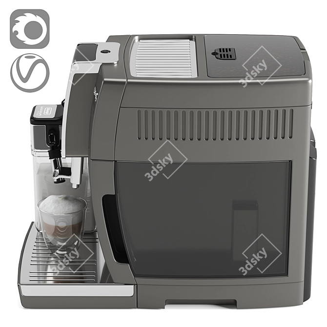 Delonghi Dinamica Plus: Premium Automatic Coffee Machine 3D model image 9