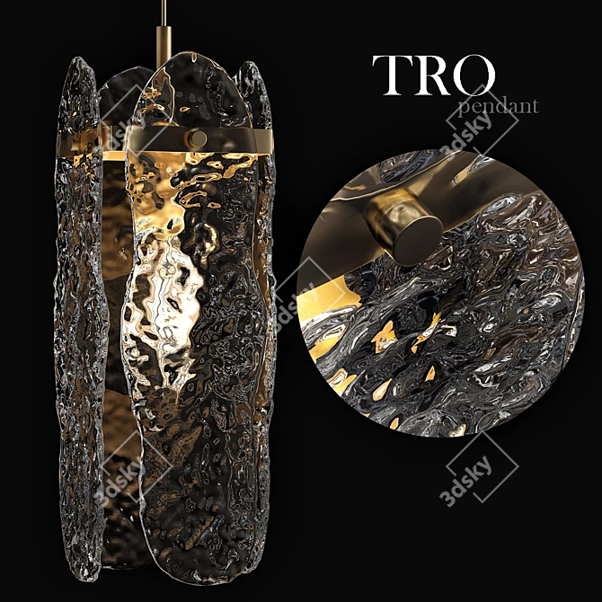 Modern TRO Pendant Lamp 3D model image 1
