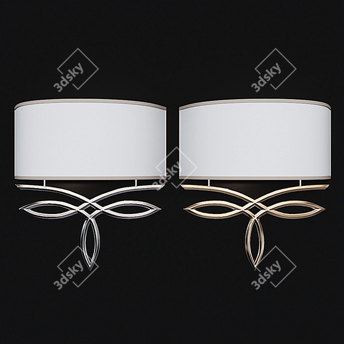 Freya Teona Wall Sconce: Elegant Illumination 3D model image 1