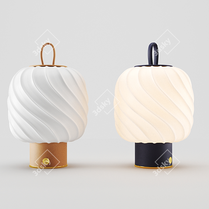 Delightful Ice Cream Lamp 3D model image 1