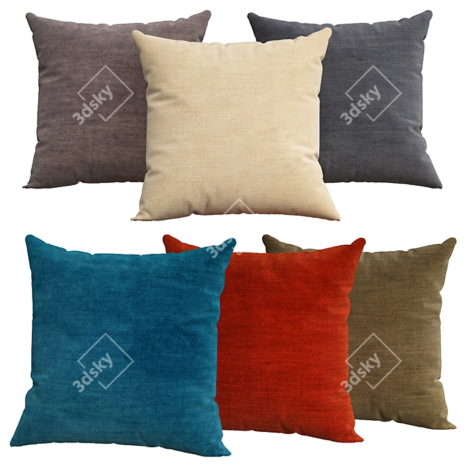 Comfy Dream Pillows 3D model image 1