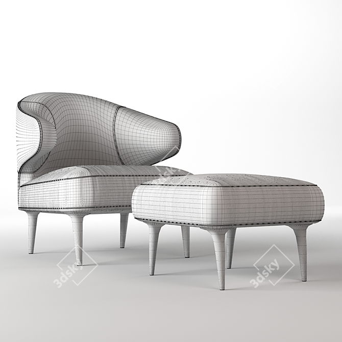 [RU/EN Translation: Elegant Armchair Minotti Aston]
[EN: Sophisticated Aston Armchair]
[RU/EN 3D model image 3