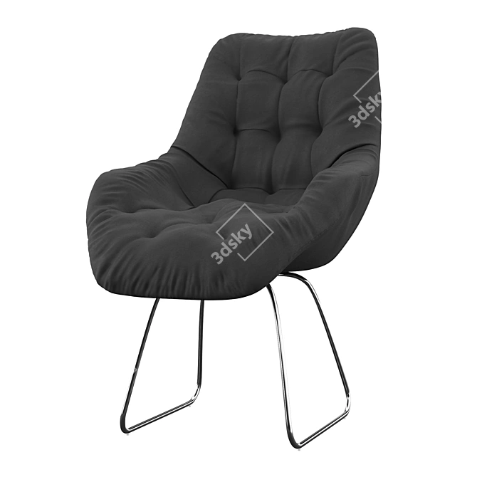 Relax in Style with the Chaires Lounge Chair 3D model image 1