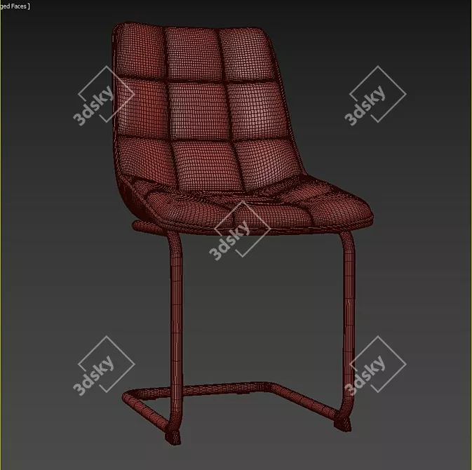 Title: Elegant Ferrell Freischwinger Set 3D model image 3