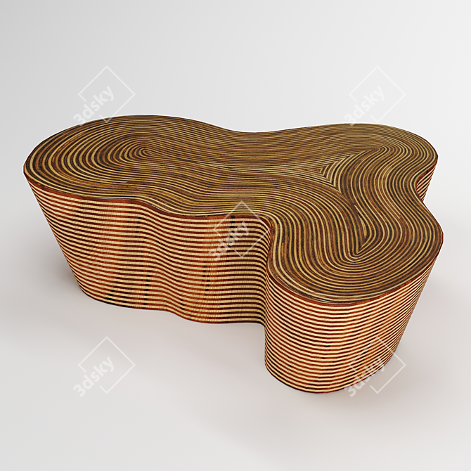 Organic Elegance: ORGO Showtime Coffee Table 3D model image 1