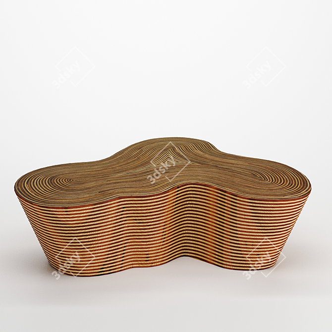 Organic Elegance: ORGO Showtime Coffee Table 3D model image 2