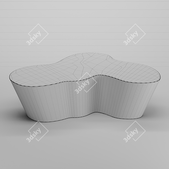 Organic Elegance: ORGO Showtime Coffee Table 3D model image 3