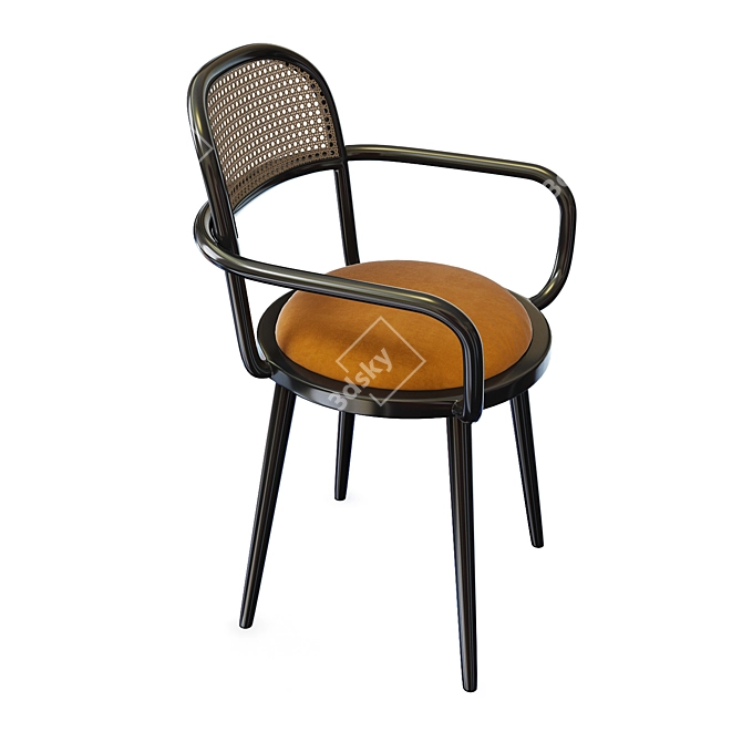 Elegant Luc Chair: Polys 141 150 3D model image 2