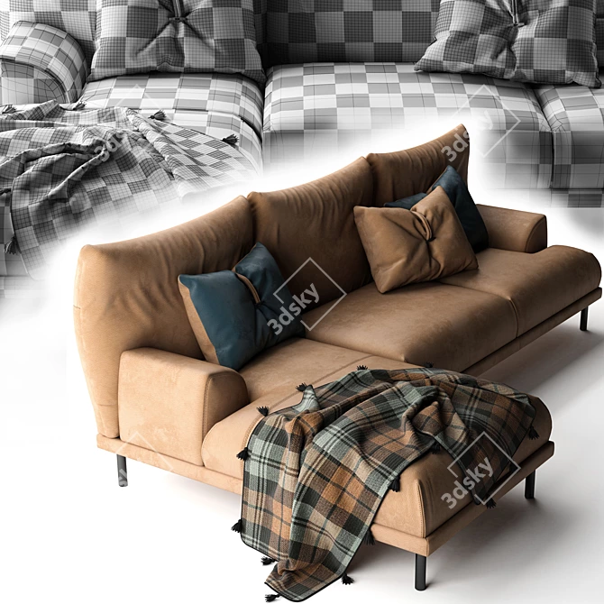 Gammarr Wolf Lounge Sofa 3D model image 3
