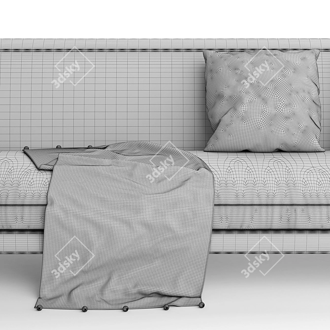 Segno Lounge Sofa: Sleek Design, Optimum Comfort 3D model image 7