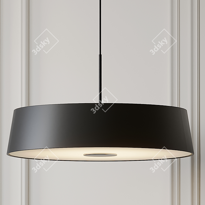 Elegant China LED Pendant 3D model image 3