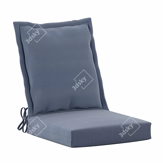 Ultimate Comfort Chaise Lounge Cushion 3D model image 1