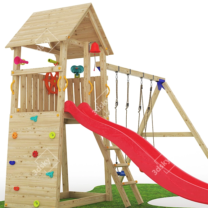 Belvedere Playground Tower 3D model image 2