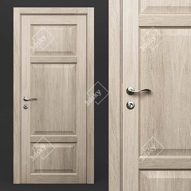 ELEGANCE 6 Door: Modern Style at Framyr 3D model image 1