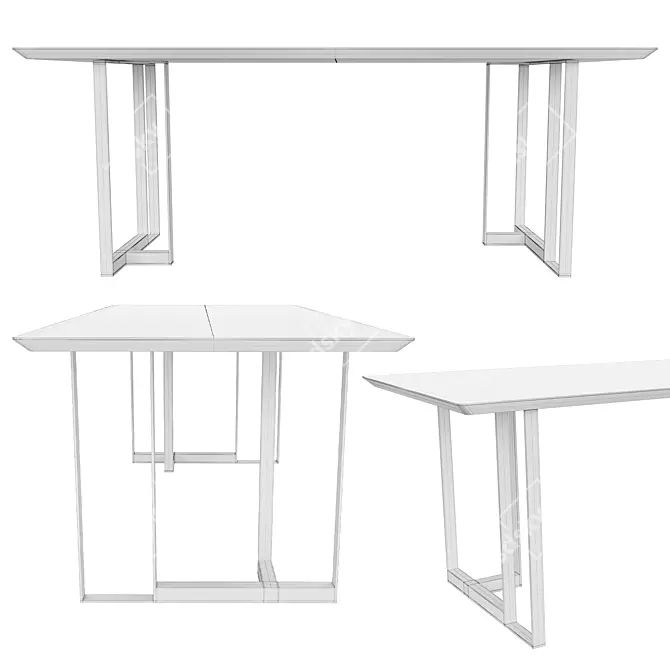 INK Table: Elegant Simplicity 3D model image 3