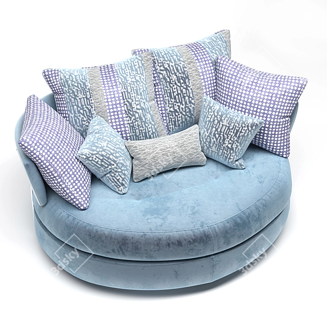 Fama MyApple: Stylish & Comfortable Sofa 3D model image 2
