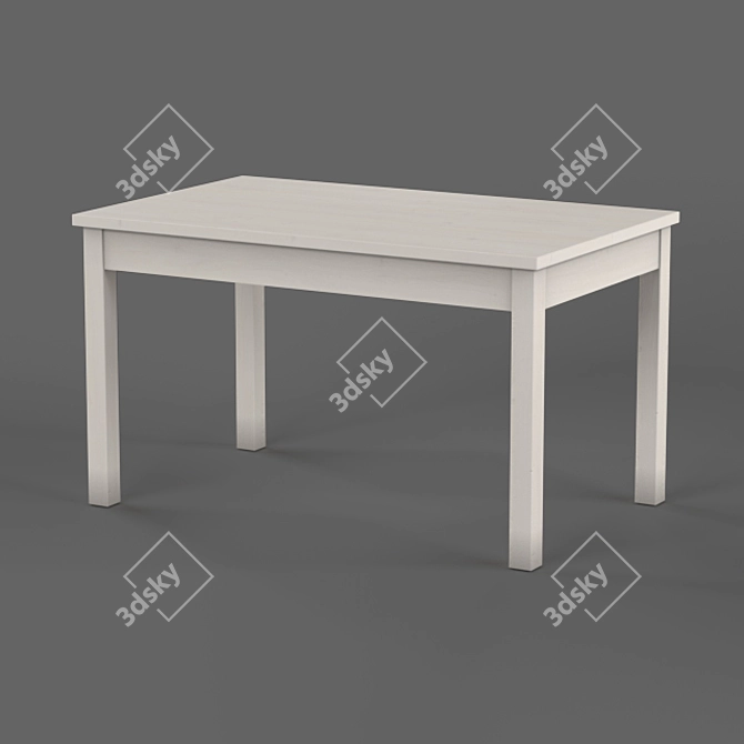 Modern Scandinavian Style IKEA Laneberg Table 3D model image 1