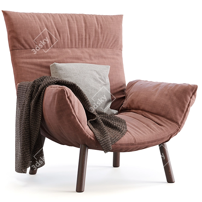 Contemporary Pil Bonaldo Armchair 3D model image 3