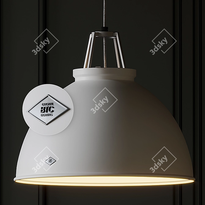 Industrial-Style Titan Size Pendant 3D model image 3