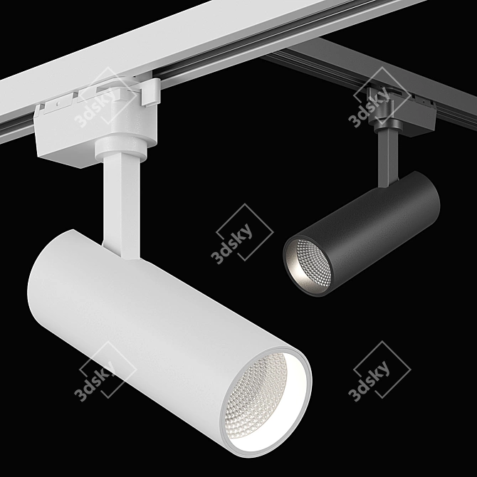 Bold and Efficient: Volta Lightstar Track Light 3D model image 2