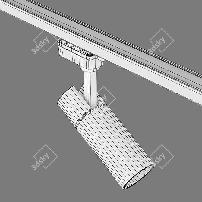 Bold and Efficient: Volta Lightstar Track Light 3D model image 4