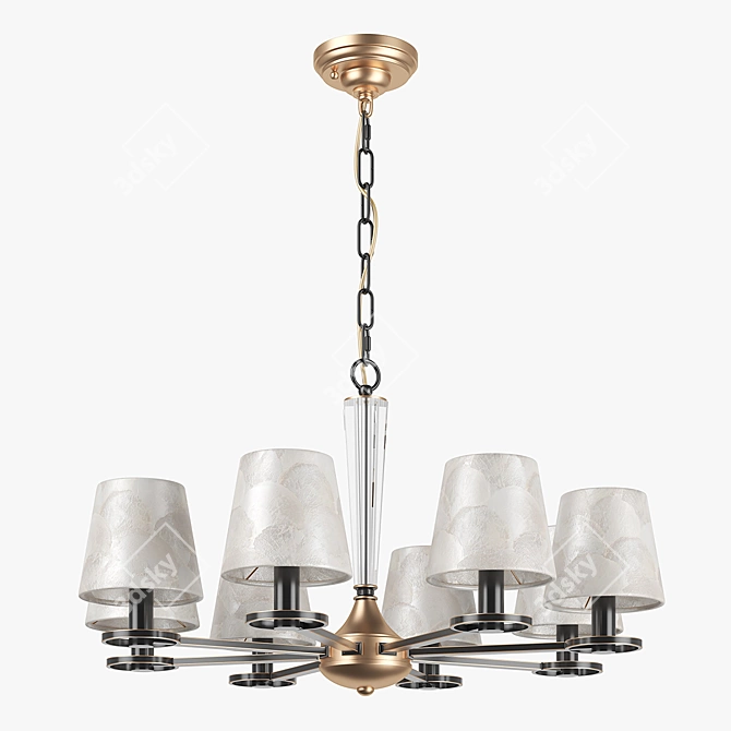 Luxurious Perla Lightstar Pendant Chandelier 3D model image 2