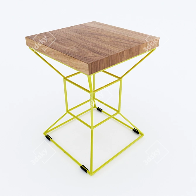 Multi-Purpose Cube Coffee Table 3D model image 1