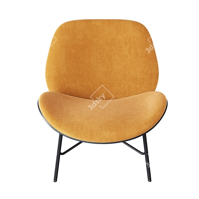 Elegant Comfort: Pode Nihan Armchair 3D model image 3