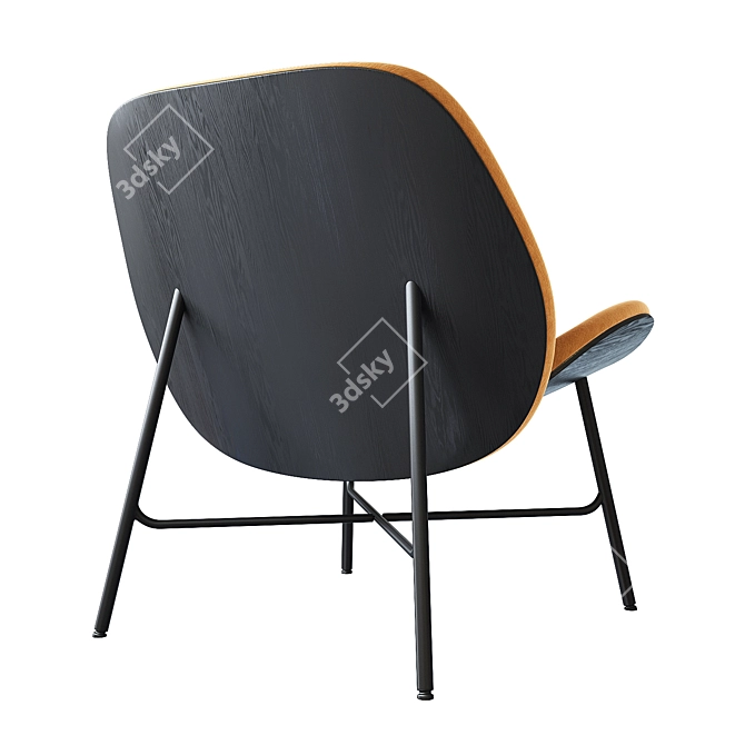 Elegant Comfort: Pode Nihan Armchair 3D model image 4