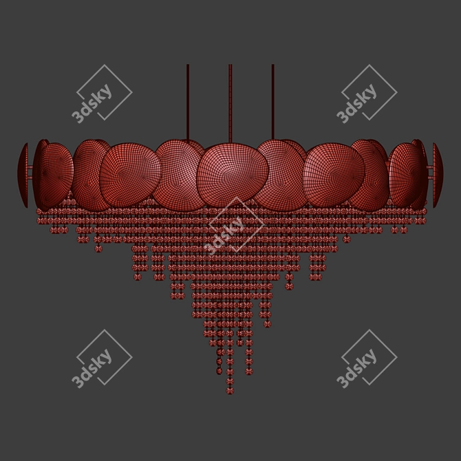 Masterful Castro Lighting Suspension 3D model image 4