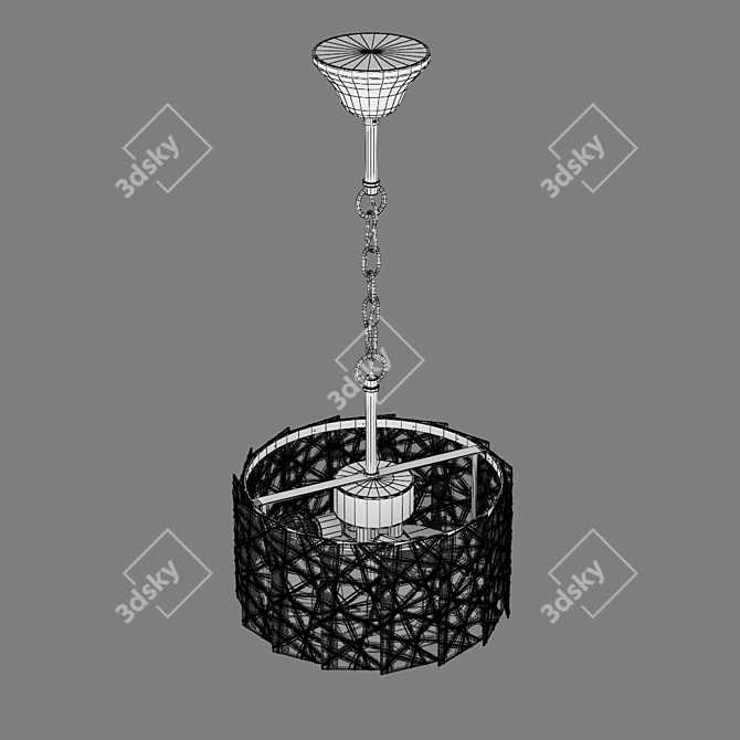 Modern Pendant Light Fixture | Varese Lightstar 3D model image 4