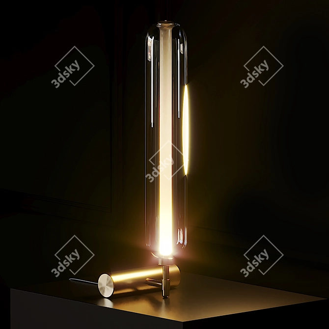 Elegant Dante Scintilla Table Lamp 3D model image 1