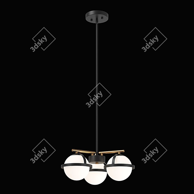 Croco Lightstar Ceiling Chandelier 3D model image 2