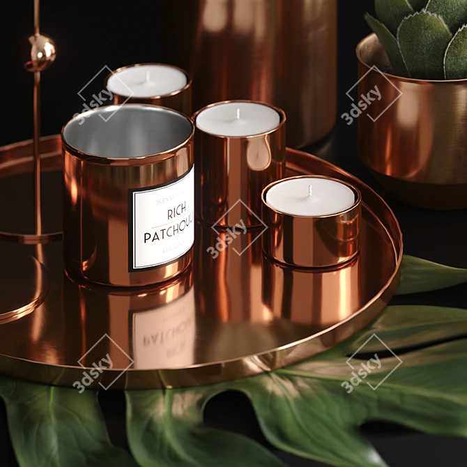 Elegant H&M Home Decor Set 3D model image 2