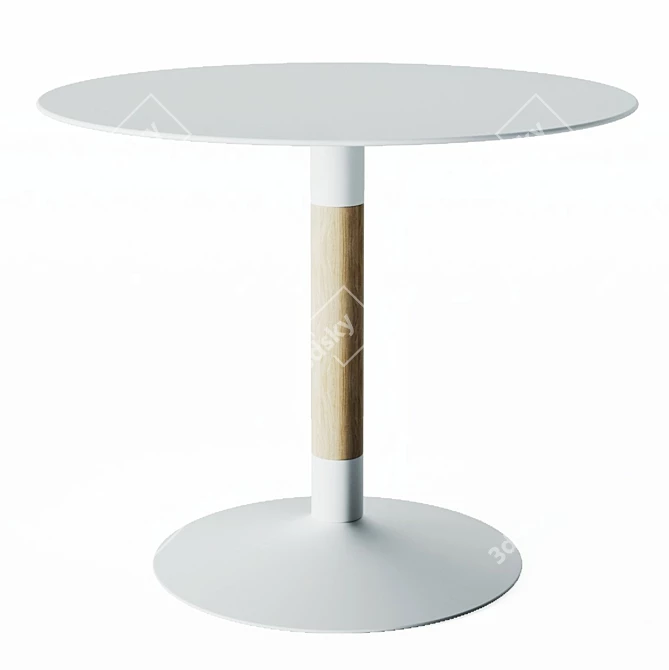 La Forma Whirl Round Dining Table 3D model image 1