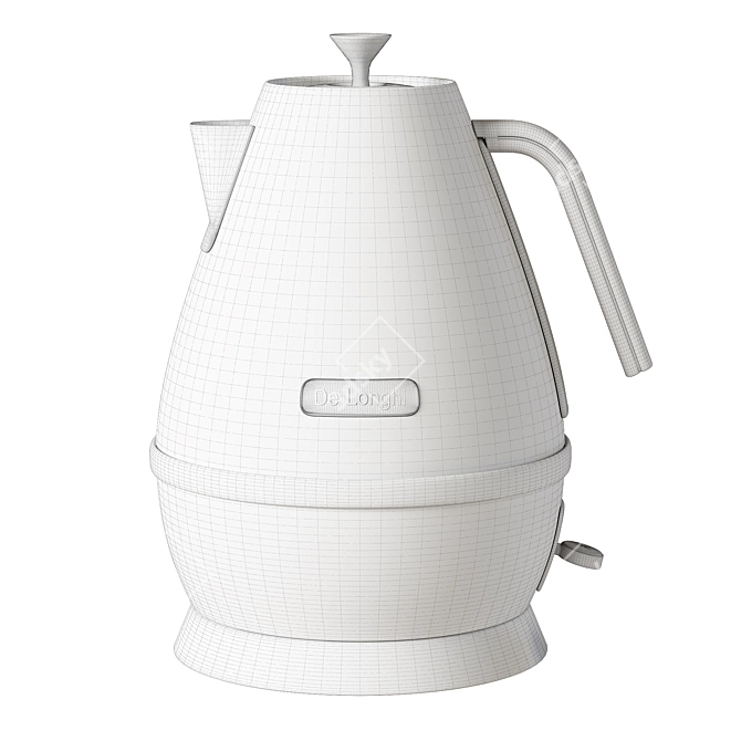 DeLonghi KBI 2001 Distinta: Stylish & Compact Kettle 3D model image 4