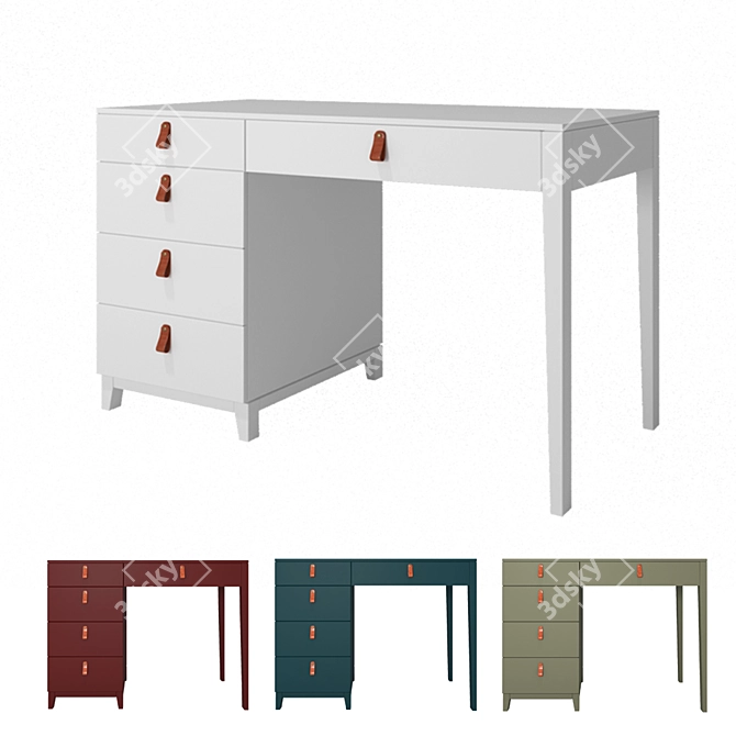 Elegant Jagger Console Table 3D model image 1