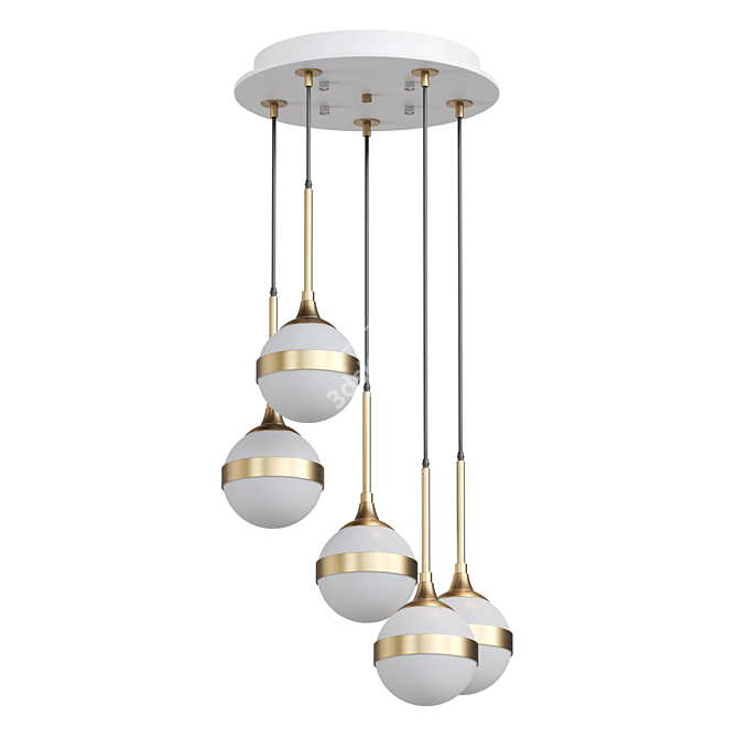 Modern Pendant Lighting Fixture: Lampatron PAVIA 3D model image 1