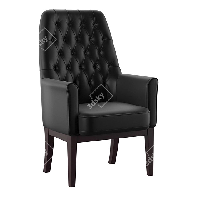 Parnassus Comfort Armchair 3D model image 1