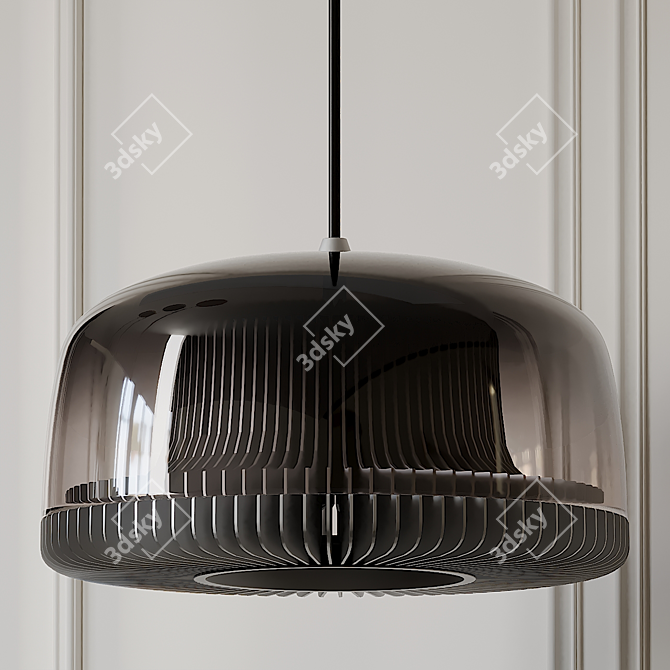 Dub Medium Pendant: Sleek and Stylish Lighting 3D model image 2