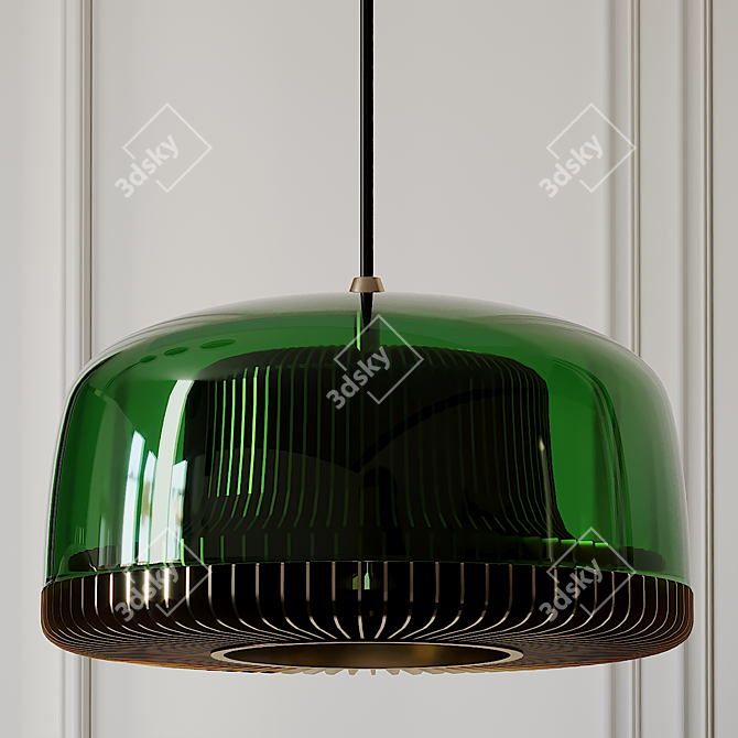 Dub Medium Pendant: Sleek and Stylish Lighting 3D model image 3