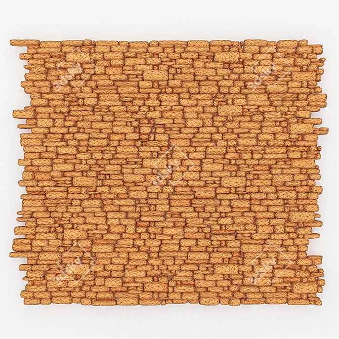 Versatile Stone Brick for All Your Decoration Needs 3D model image 5