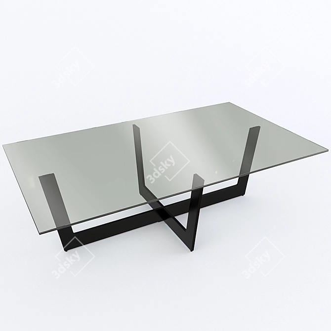 La Forma Plum Coffee Table - Elegant and Functional 3D model image 1