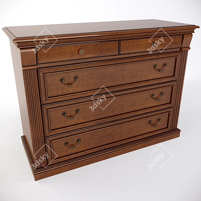 Venezia Chest: Elegant Design and Exceptional Quality 3D model image 1